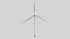 3D model Wind turbine tower generator inside