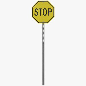 Traffic Sign 03 3D model