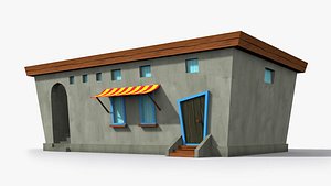 3D cartoon house