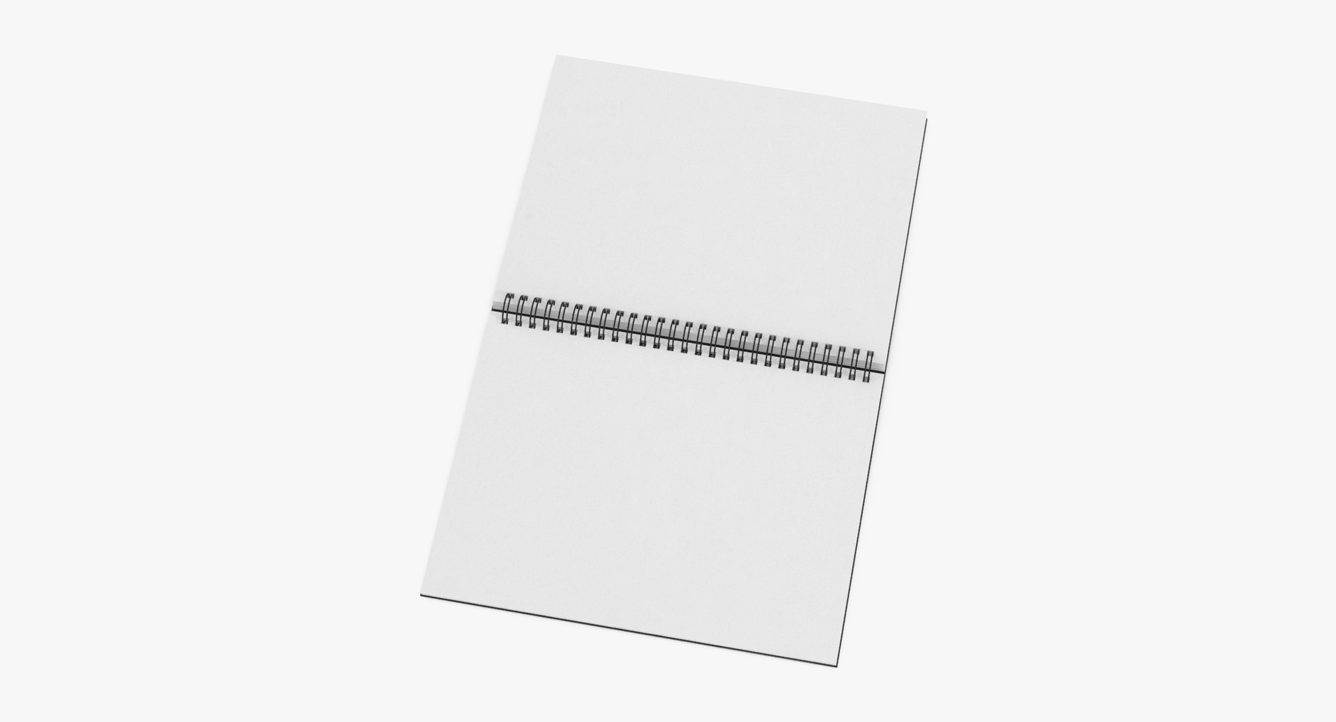 Spiral sketchbook book 01 3D model TurboSquid 1206521