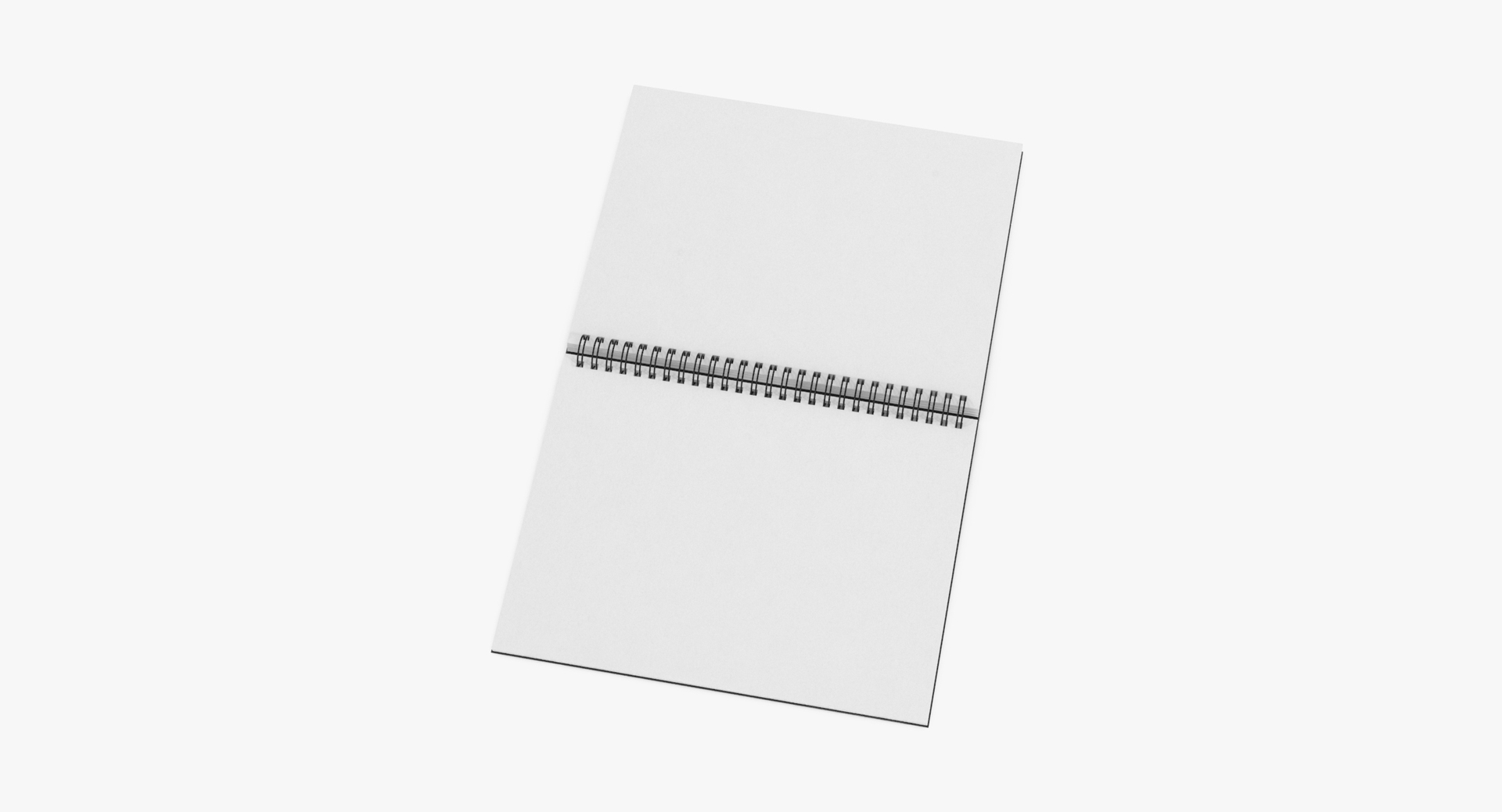 Spiral sketchbook book 01 3D model TurboSquid 1206521