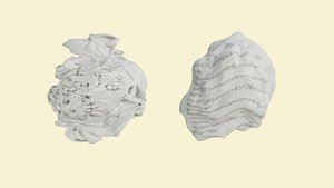 crumpled papers model