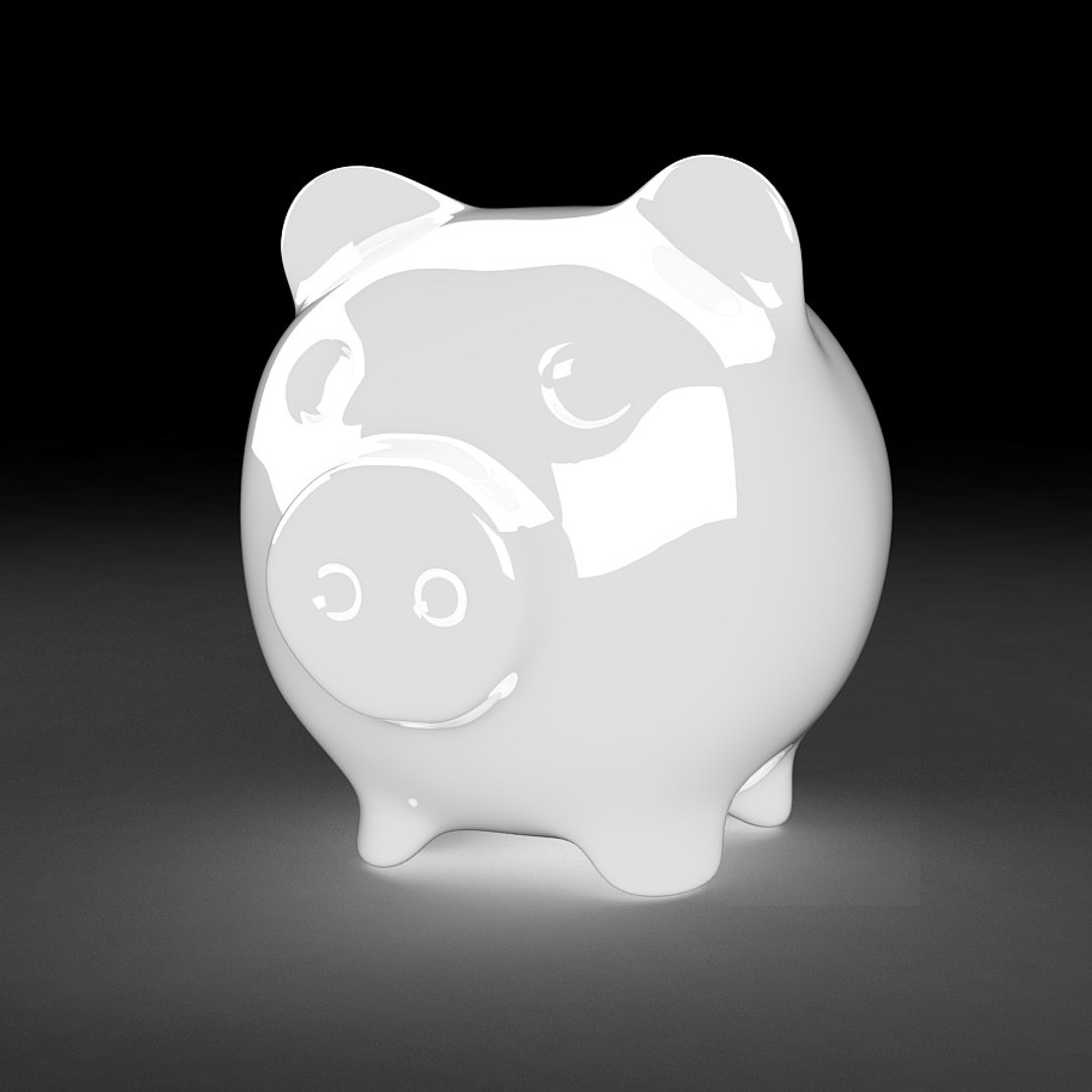 3D Model Piggy Bank TurboSquid 1566648
