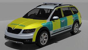 3D UK Ambulance  Skoda