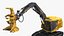 Tigercat 855D Feller Buncher de esteiras sujo