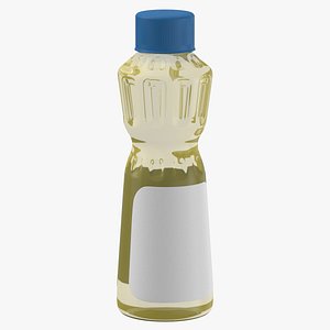 Bottled Cooking Oil 01 Blank and Generic Label