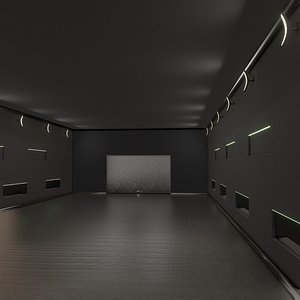 WAREHOUSE interior 3D car studio 3D model