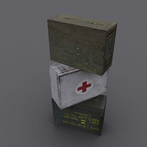 First Aid Kit & Ammo Boxes