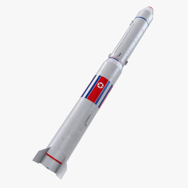 3D dong north korean missile model