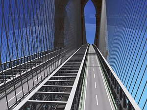 brooklyn bridge 3d max
