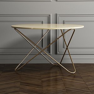 3D dining table model