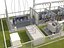 3D Substation wires and poles