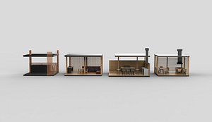 3D model Gazebo set 3D model