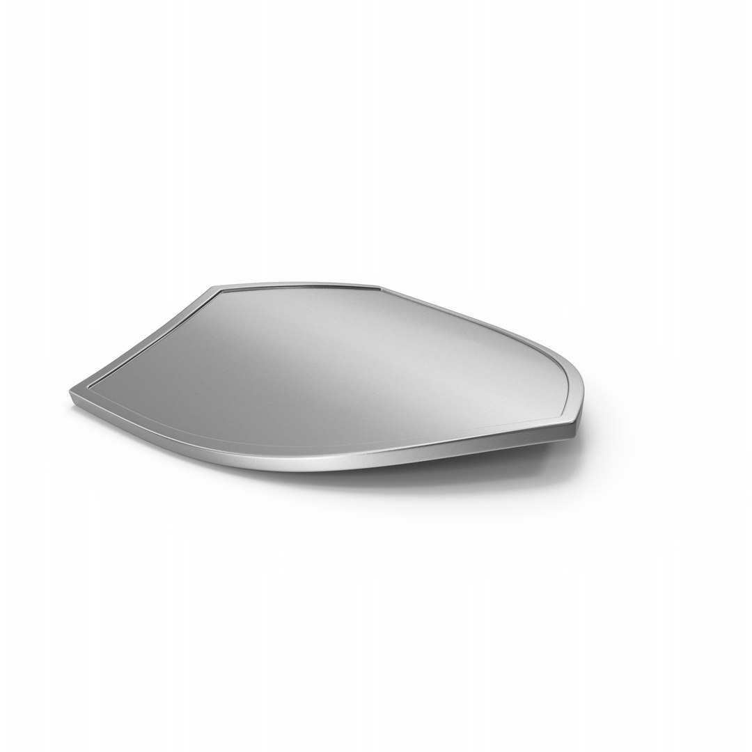 Silver Shield 3D Model TurboSquid 1975093