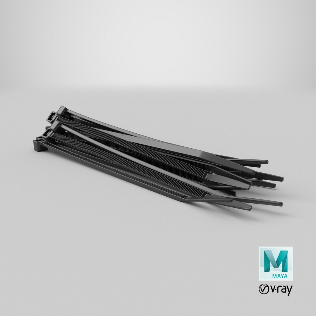 3D model Bunch of Self Tightening Cable Ties Black https://p.turbosquid.com/ts-thumb/aw/GEz2ZB/qd/stemcell_maya_vray_render/png/1764855501/1920x1080/fit_q87/7a39c31752756e189a84d7a53deba5db2c5455f9/stemcell_maya_vray_render.jpg