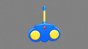 3D model Cartoon toy remote control - joystick in video game controller
