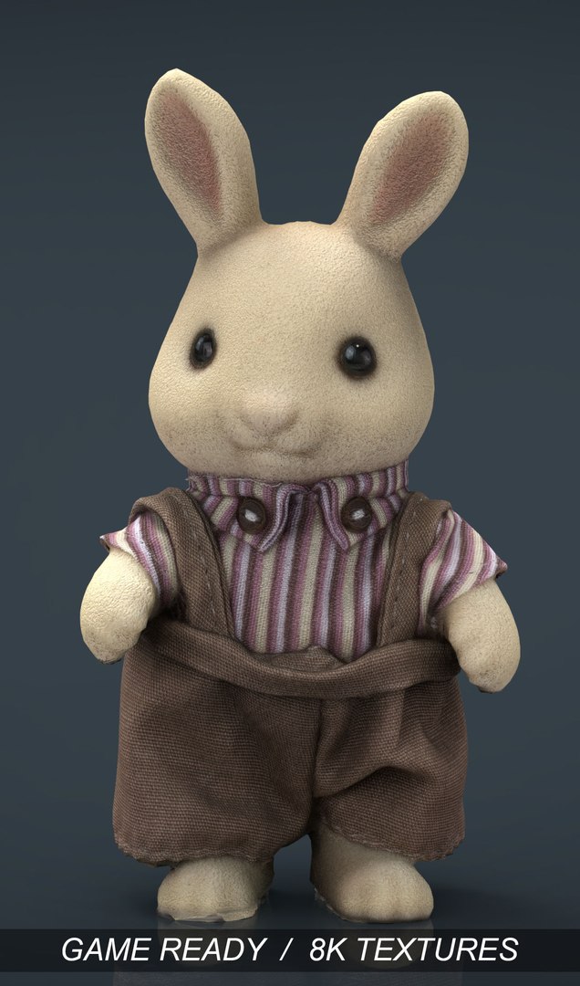 rabbit father 3d 3ds