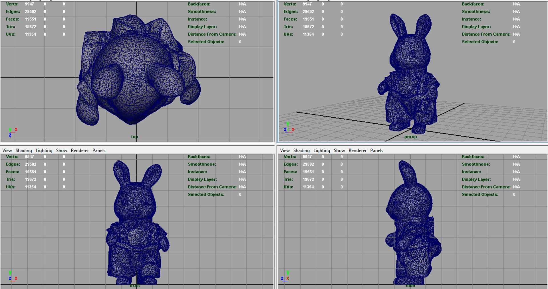 rabbit father 3d 3ds