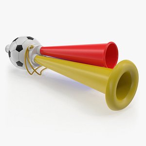 soccer horn toy megaphone 3D model
