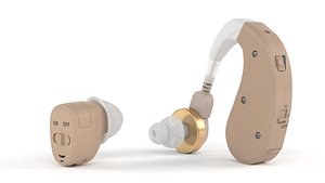 Mini Portable Hearing Aid 3D model