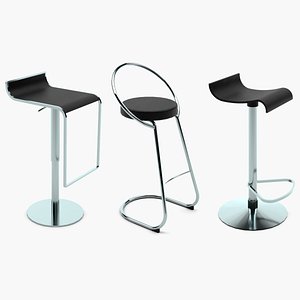 Bar stool 3D model
