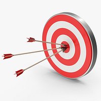 Arrows Hitting Target