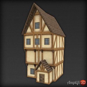 3ds max medieval house
