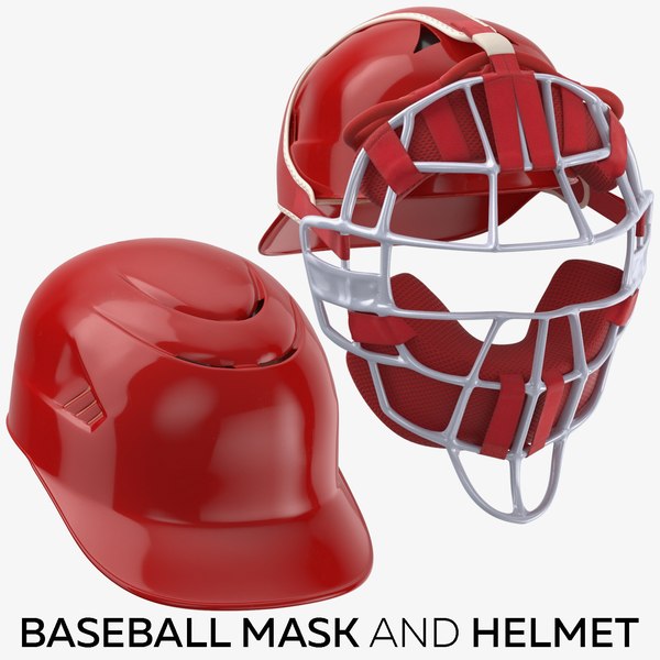 3D baseball helmet c flap model - TurboSquid 1620396