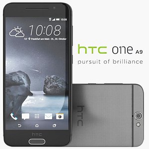 3d model htc a9 carbon gray