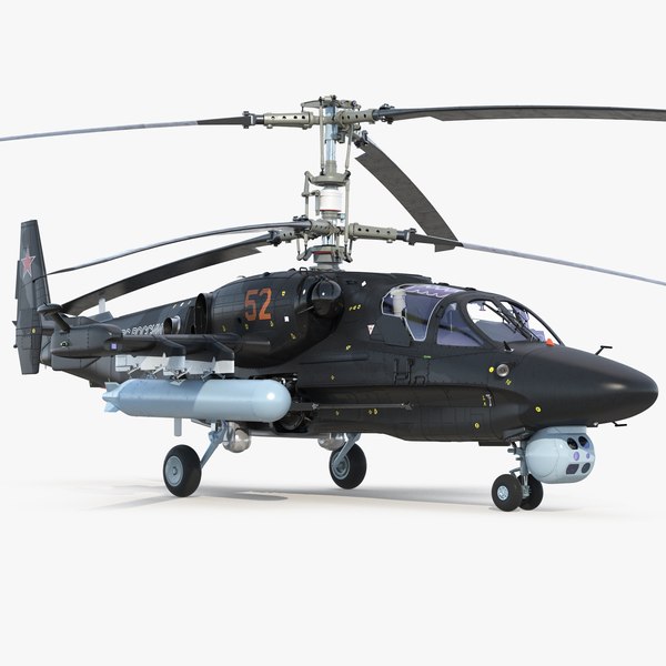 modelo 3d Kamov KA52 Black Shark - TurboSquid 1191586