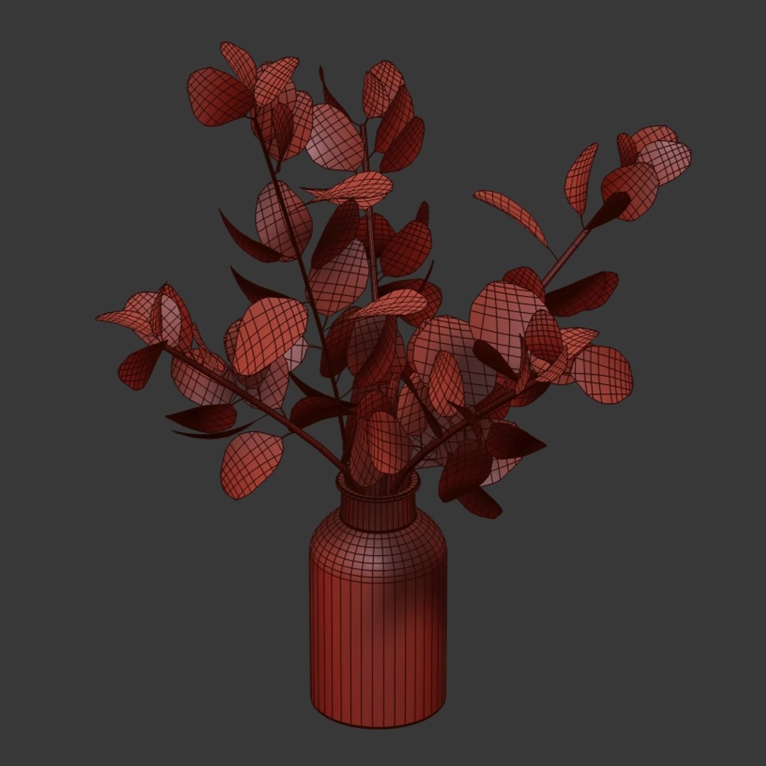 3D Eucalyptus Bouquet Model - TurboSquid 1569477