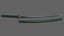 PBR Katana Espada Japonesa Verde Ver.2