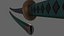PBR Katana Espada Japonesa Verde Ver.2