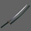 PBR Katana Espada Japonesa Verde Ver.2