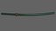 PBR Katana Espada Japonesa Verde Ver.2