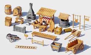 Medieval Game Asset model