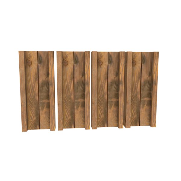 Wood Wall 3D model