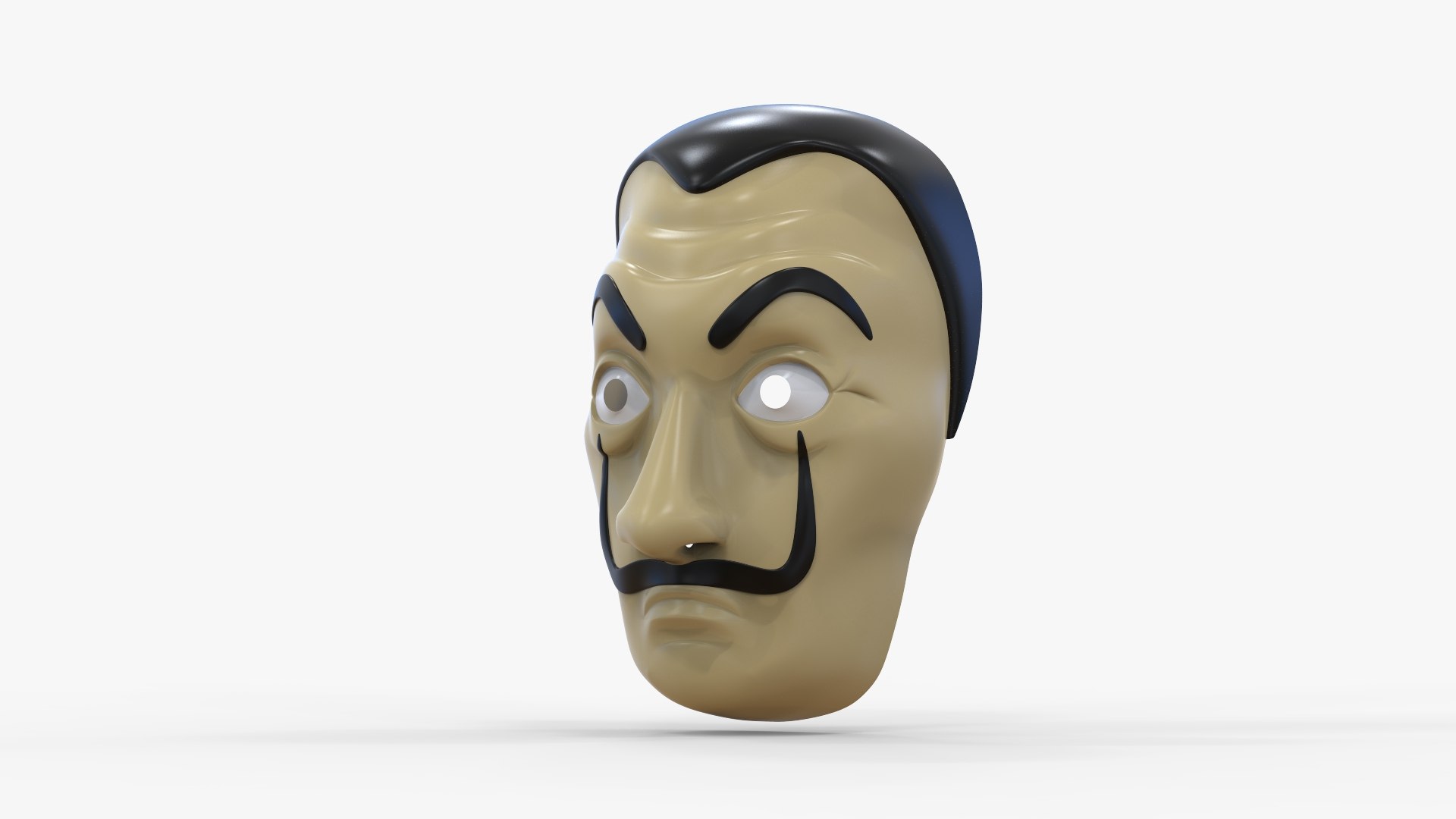 3D Casa Del Papel Mask Model - TurboSquid 1493226