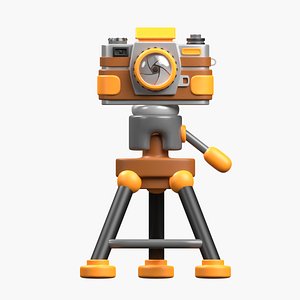 Camera Tripod 3D