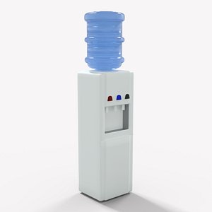 Water dispenser Medical Low-poly 3D model 3D model