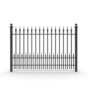 iron fence 3D model