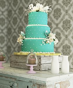 wedding cake 08 3d max