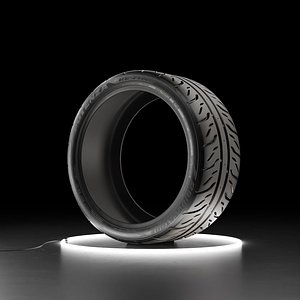 3D Car tire Bridgestone Potenza RE-71R