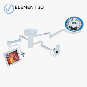 trio medical light camera 3D model