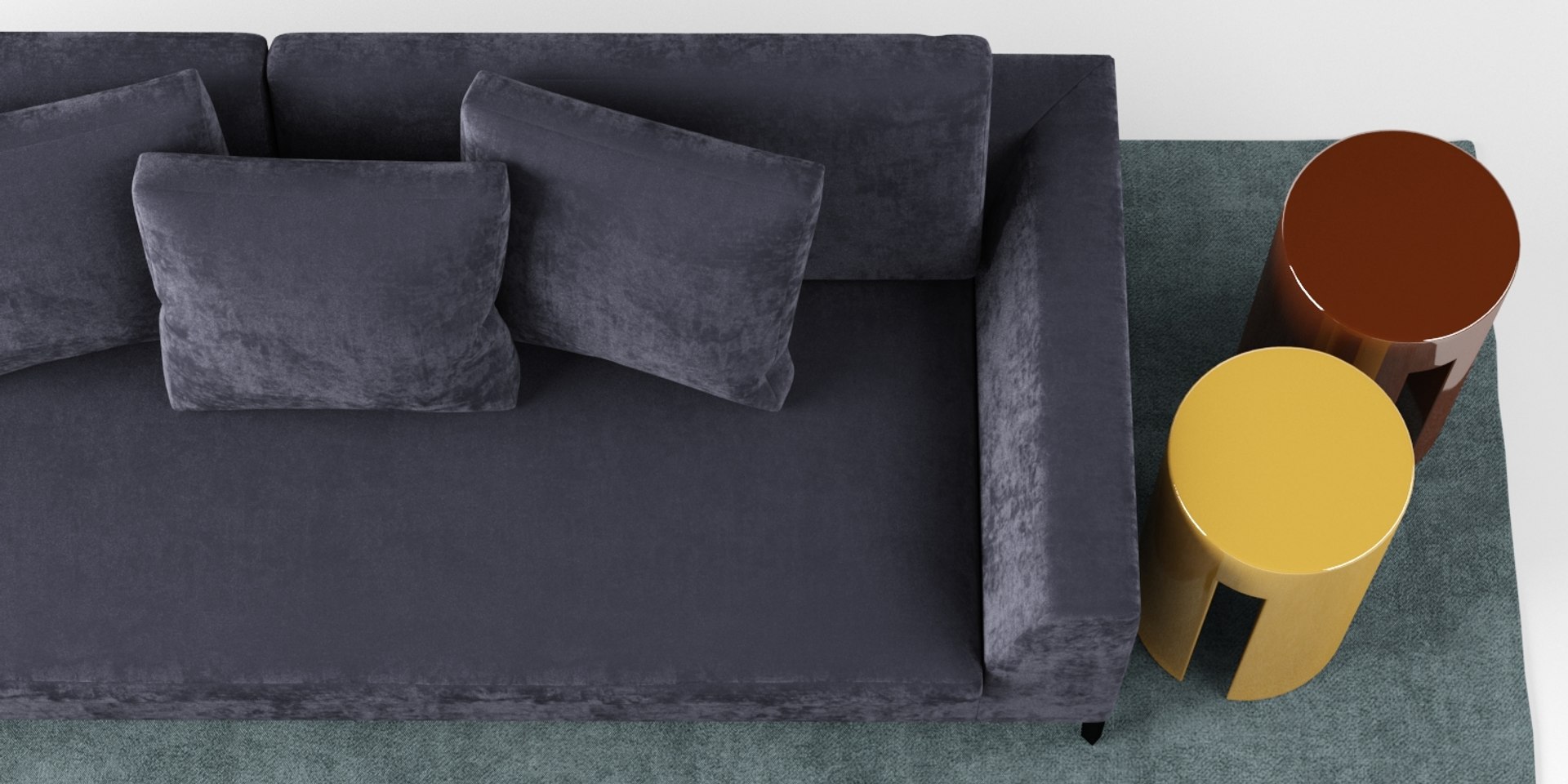 Sofa Louis Meridiani 3D Model - TurboSquid 1218379