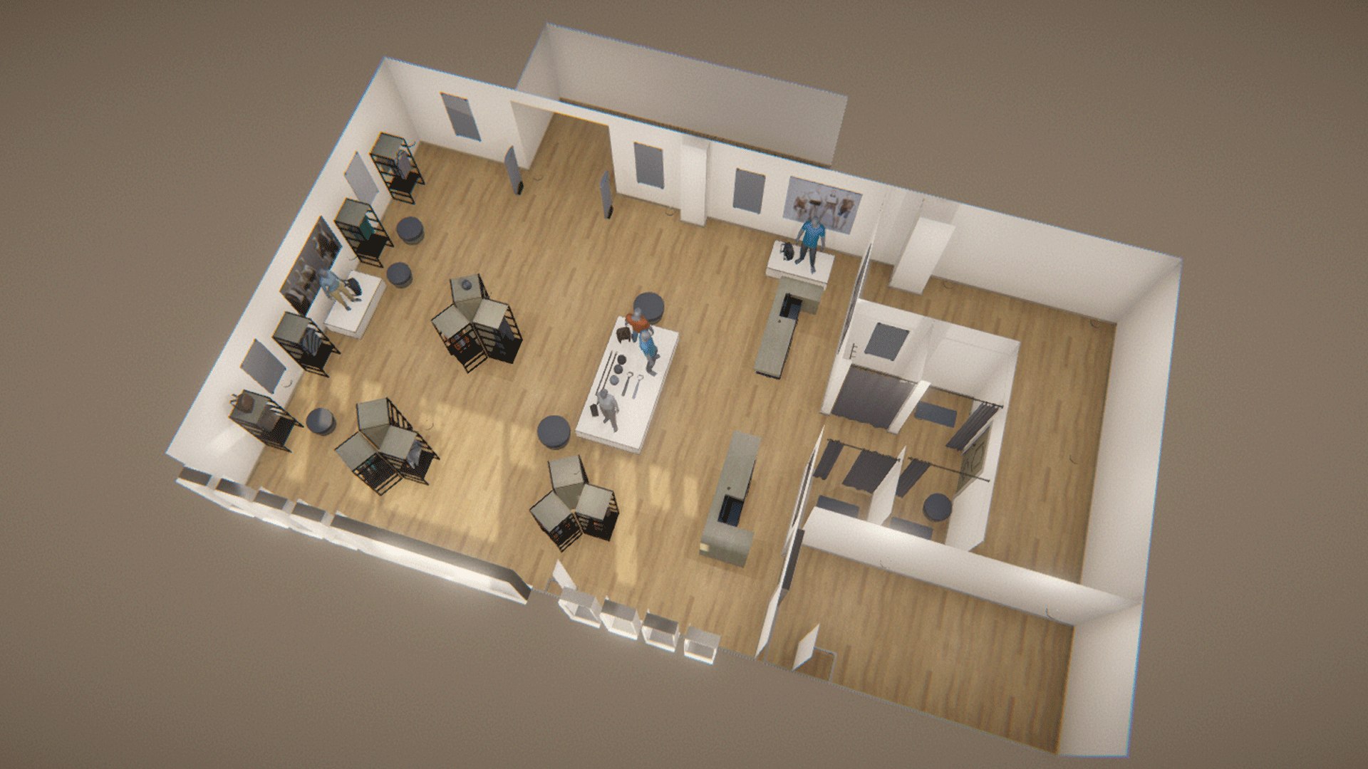 3D Vr Fashion Shop - - TurboSquid 1433271