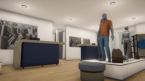 3D vr fashion shop -