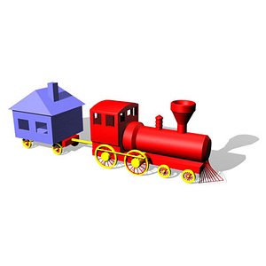 toy choochoo train dxf