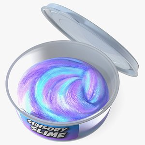 Sensory Blue Purple Slimes Pot