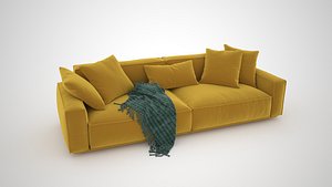 3D Neo leather sofa model